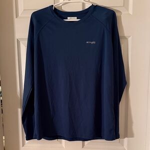 Columbia Ladies Navy Long Sleeve Tee